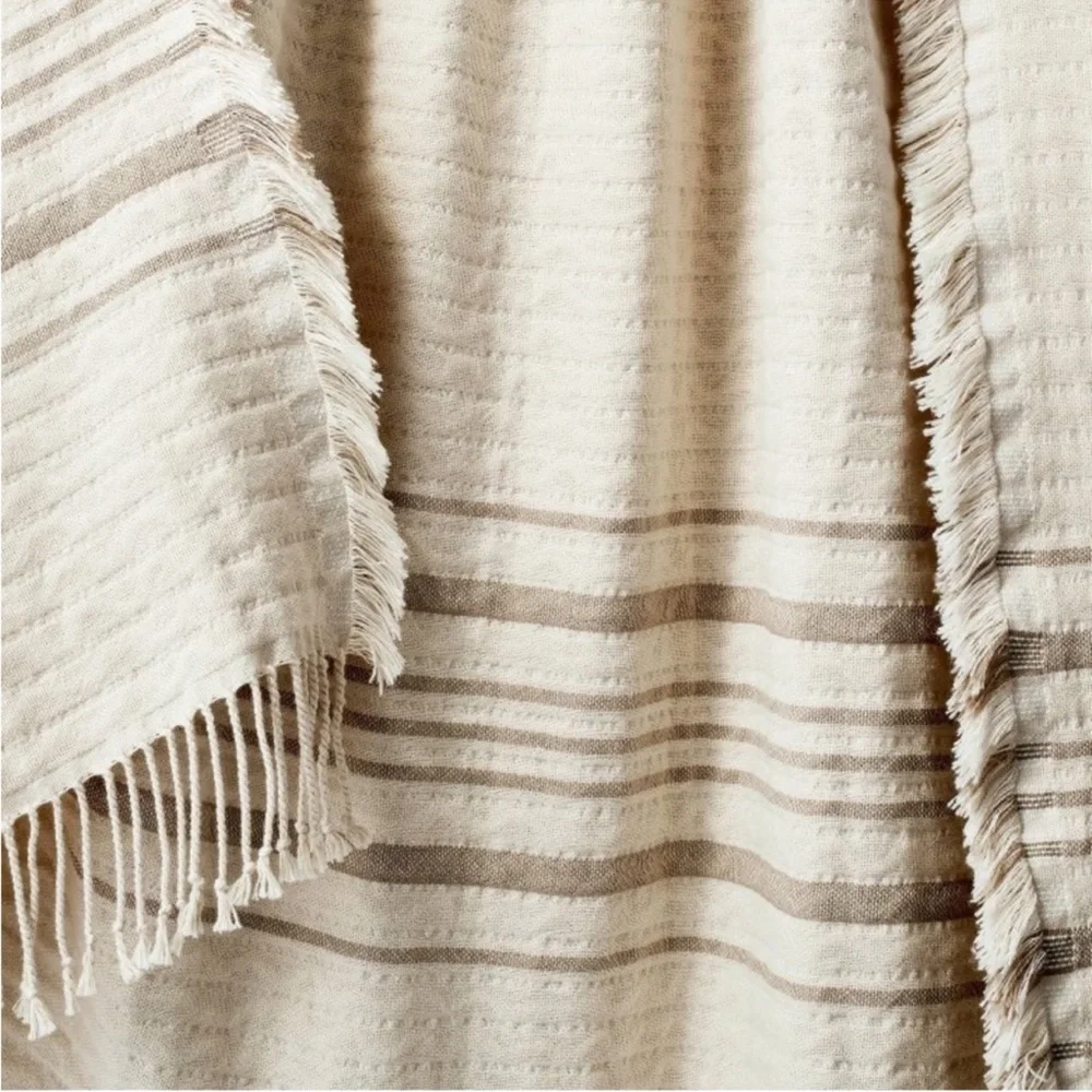 Studio McGee Striped Gauze Throw Blanket